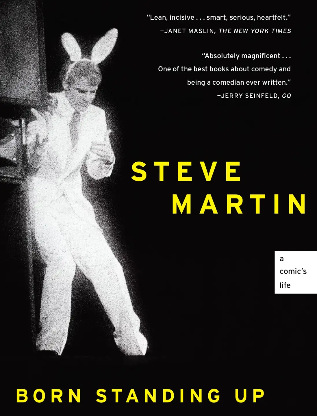 The cover to the book, Born Standing Up