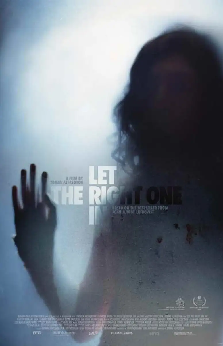 The poster to the movie, Let The Right One In