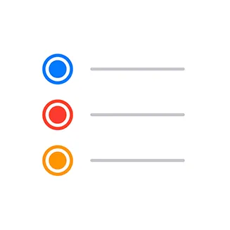 Icon for Apple Reminders